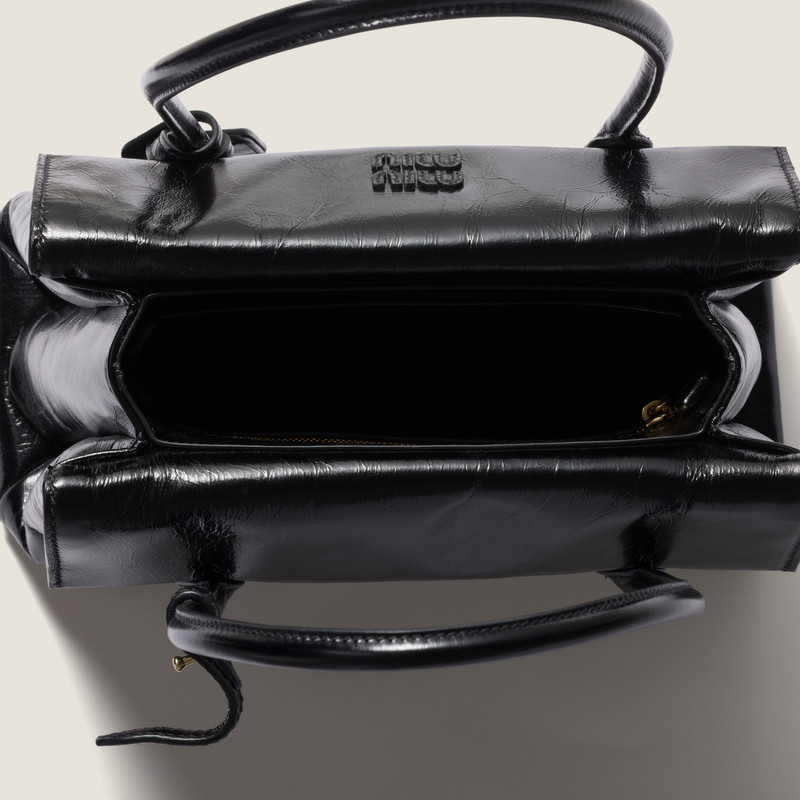 Solitaire shiny leather bag 4