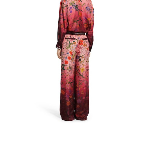 Printed silk pants - 4