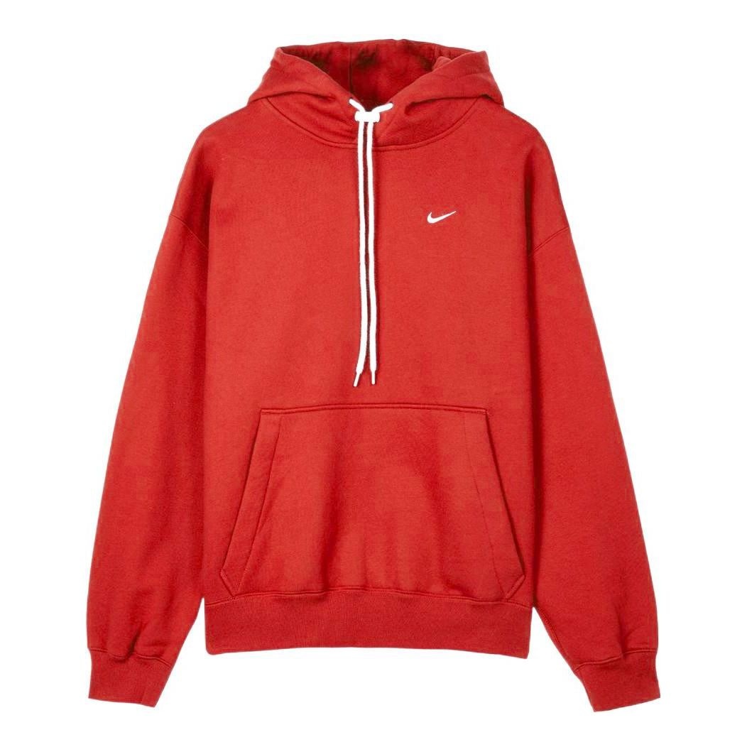 Men's Nike Casual Sports Fleece Drawstring Pullover Red CD6393-657 - 1