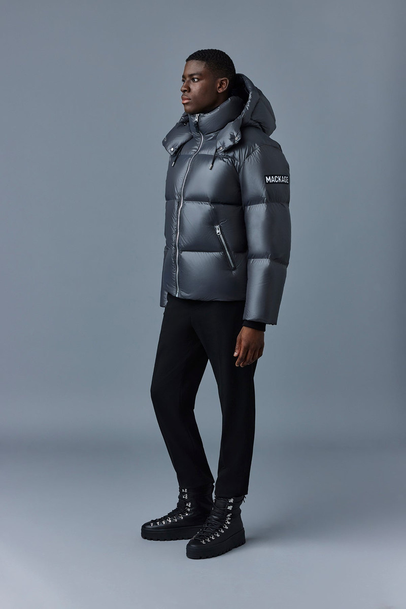 KENT-Z lustrous down jacket with hood 3
