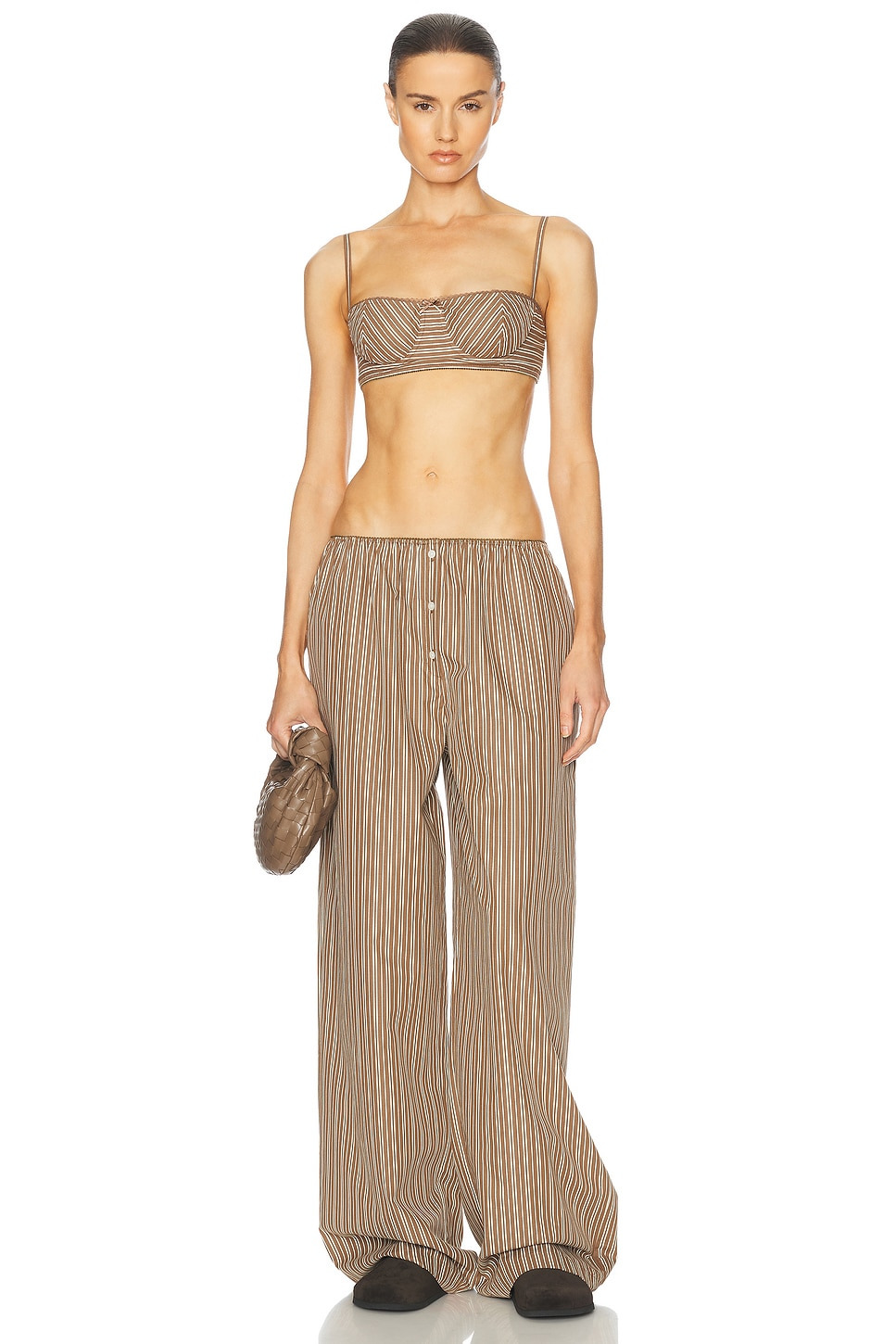 Pinstripe Poplin Bra - 4