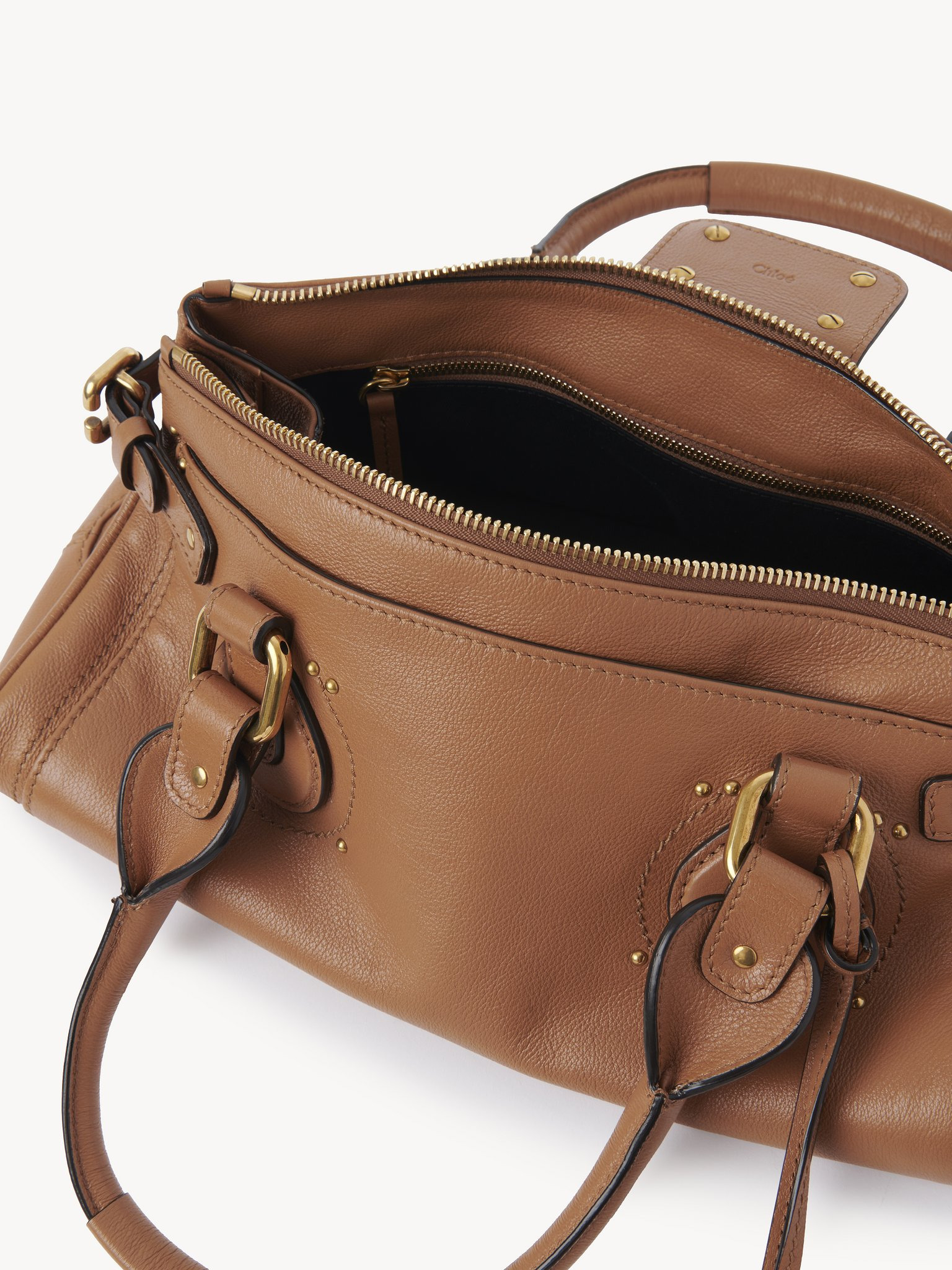 PADDINGTON BAG IN GRAINED LEATHER - 6