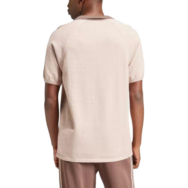 adidas Originals Premium Knitted Tee 'Pink' IS1414 - 4