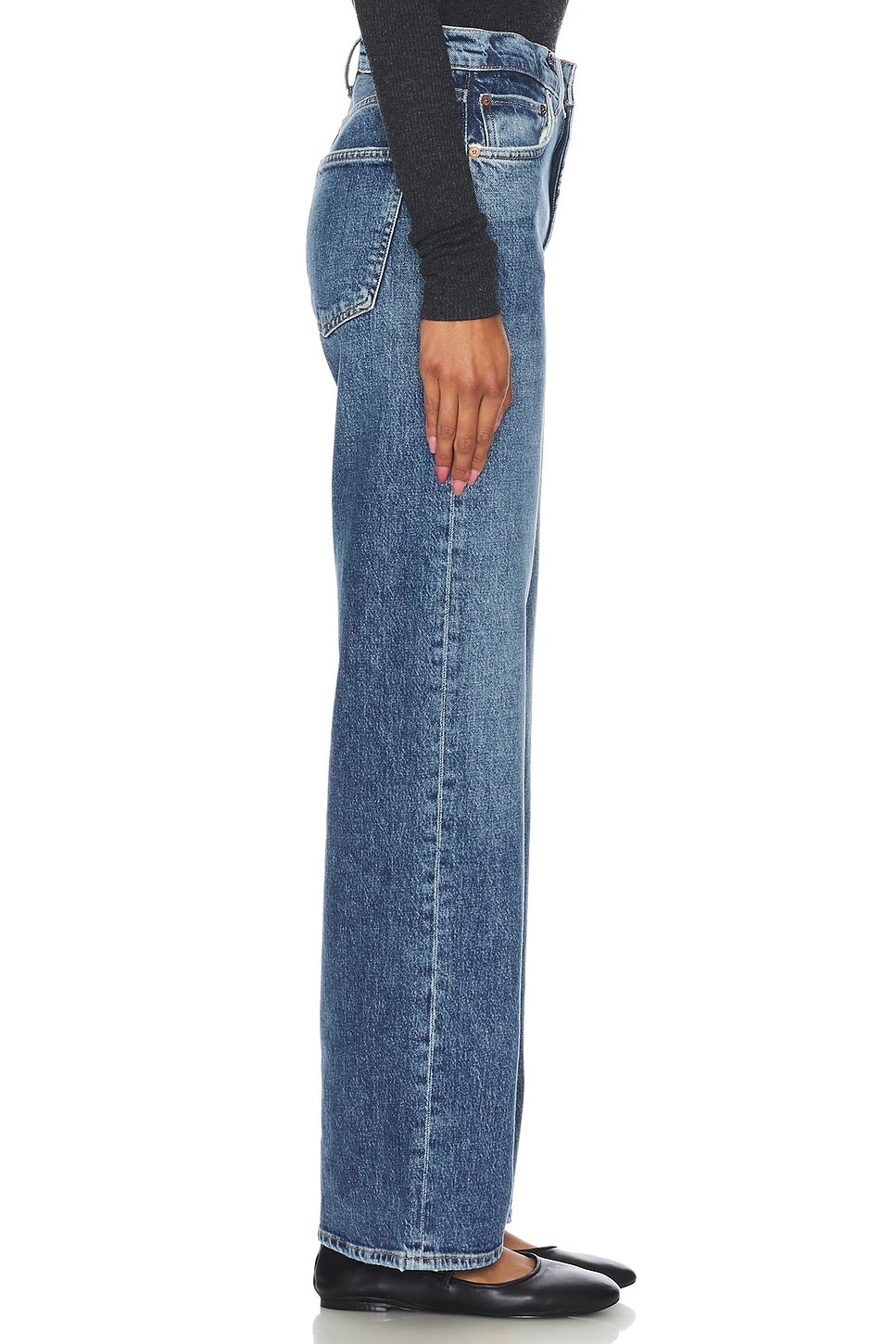 Harper Mid Rise Relaxed Straight - 3