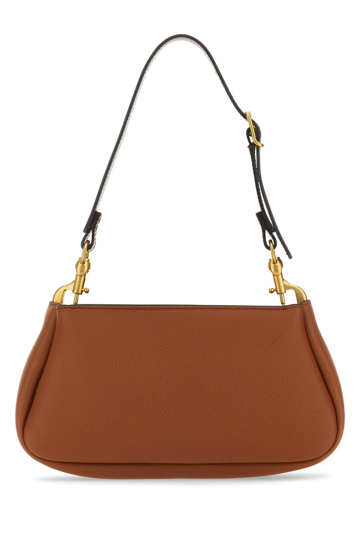 Brown leather small Marcie clutch - 3