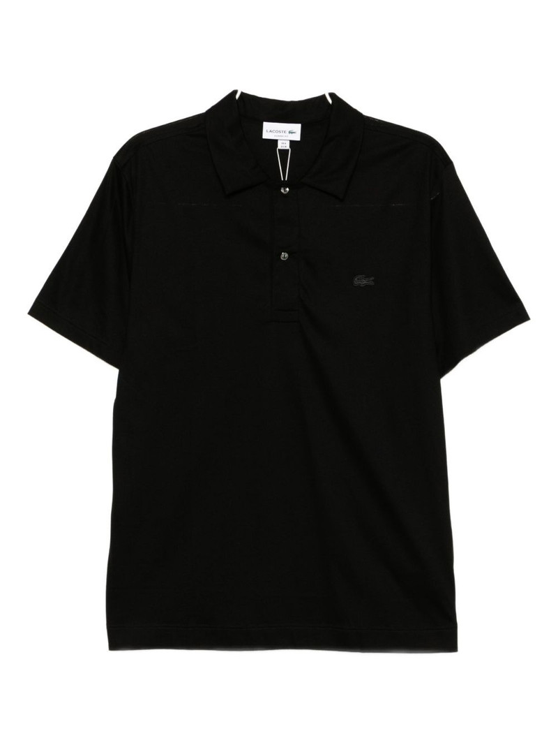 logo-embroidered polo shirt 1