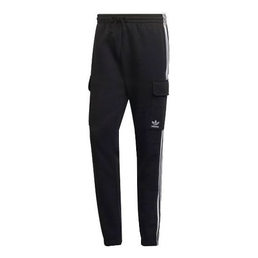 Men's adidas originals 3-stripes Sc Bundle Feet Sports Pants/Trousers/Joggers Black HG4829 - 1