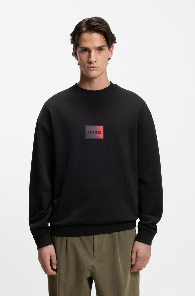 GRADIENT-LOGO SWEATSHIRT IN COTTON TERRY 2