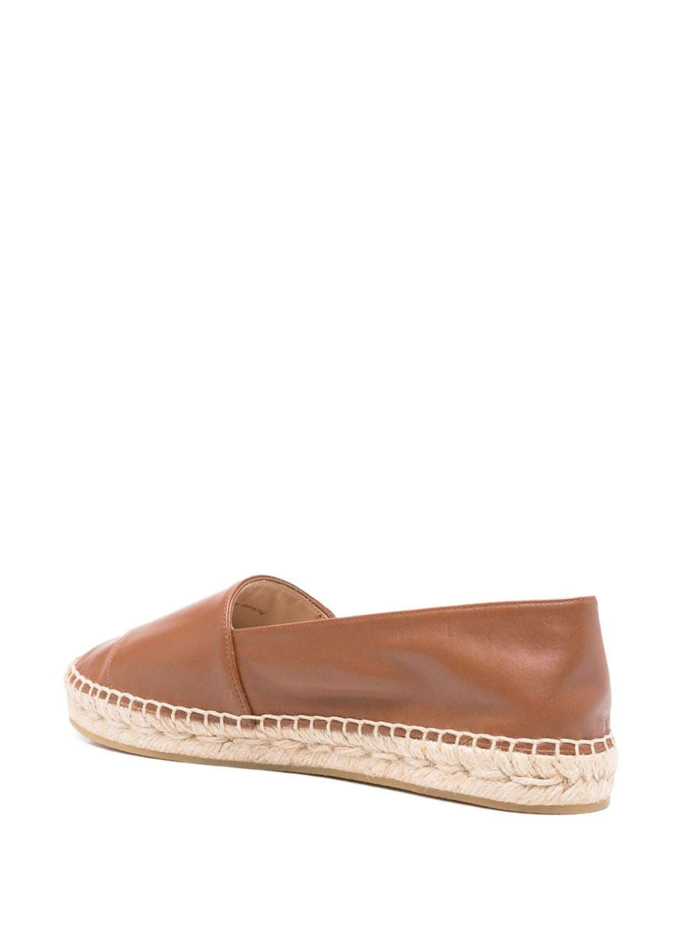 leather flat espadrilles - 3