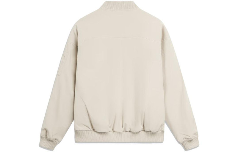 Li-Ning Li-Ning Chinese Culture Bomber Jacket 'Beige' AJMT095-1 outlook