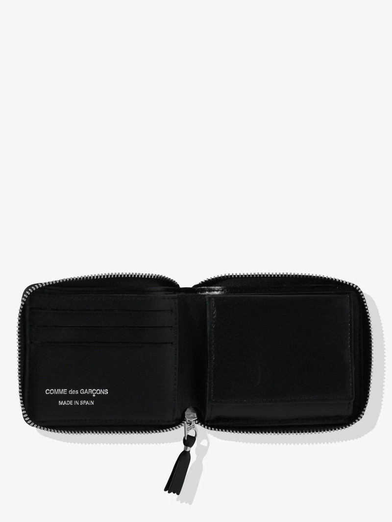 SA7100SE SILVER EYELET WALLET - BLACK 3