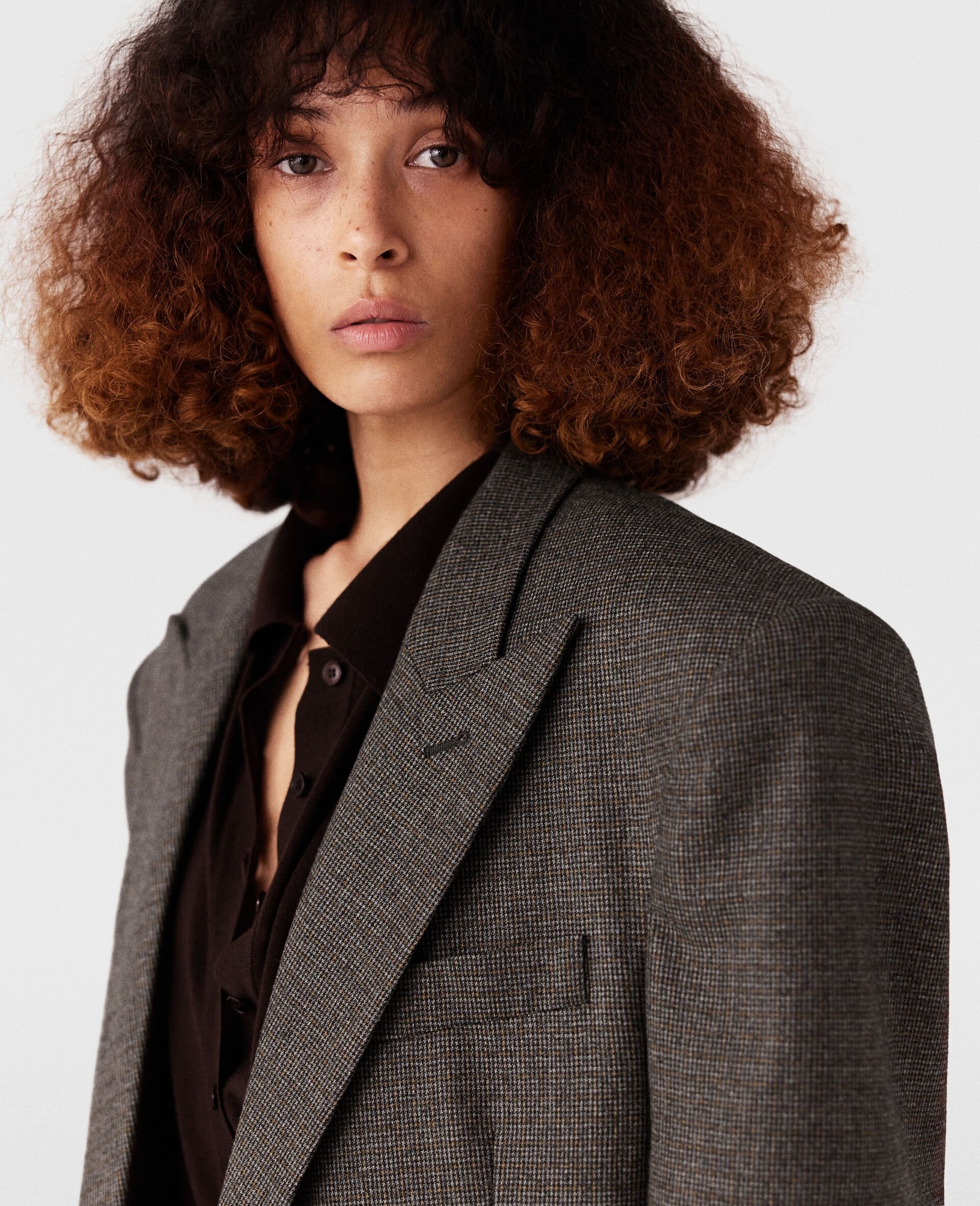 Oversized Single-Breasted Blazer - 3