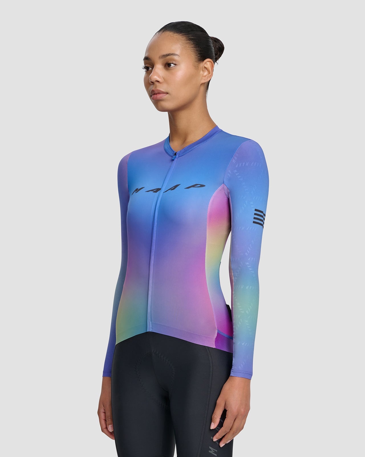Women's Blurred Out Pro Hex LS Jersey 2.0 - 2