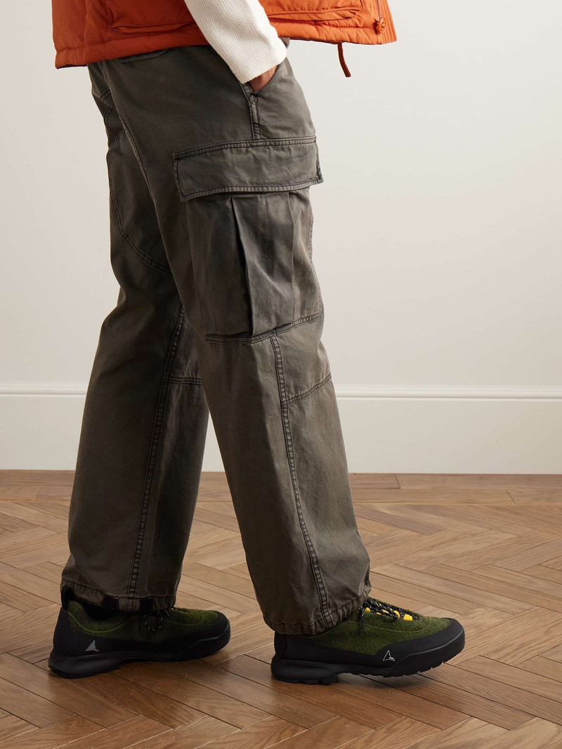 ROA Cingino Leather and Rubber-Trimmed Microfibre Hiking Sneakers outlook