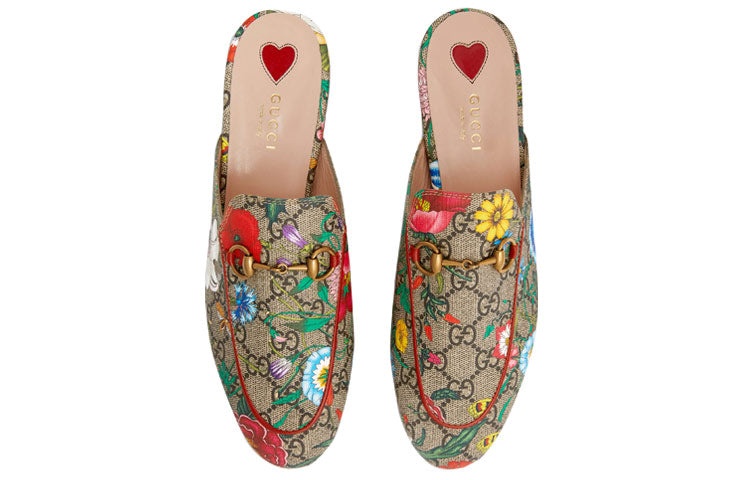 (WMNS) Gucci Princetown G 'Floral' 432772-HT540-8489 - 3