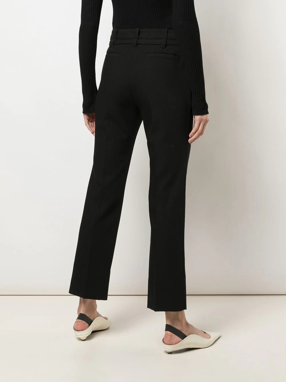 belted tailored trousers - 3