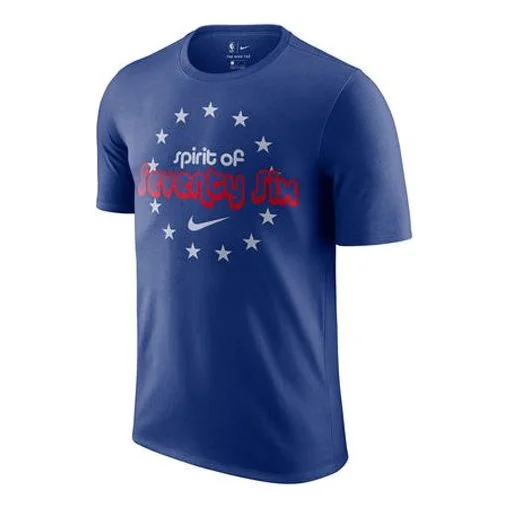 Nike Philadelphia 76ers EDITIONNike NBA Short Sleeve Blue CJ5664-495 - 1