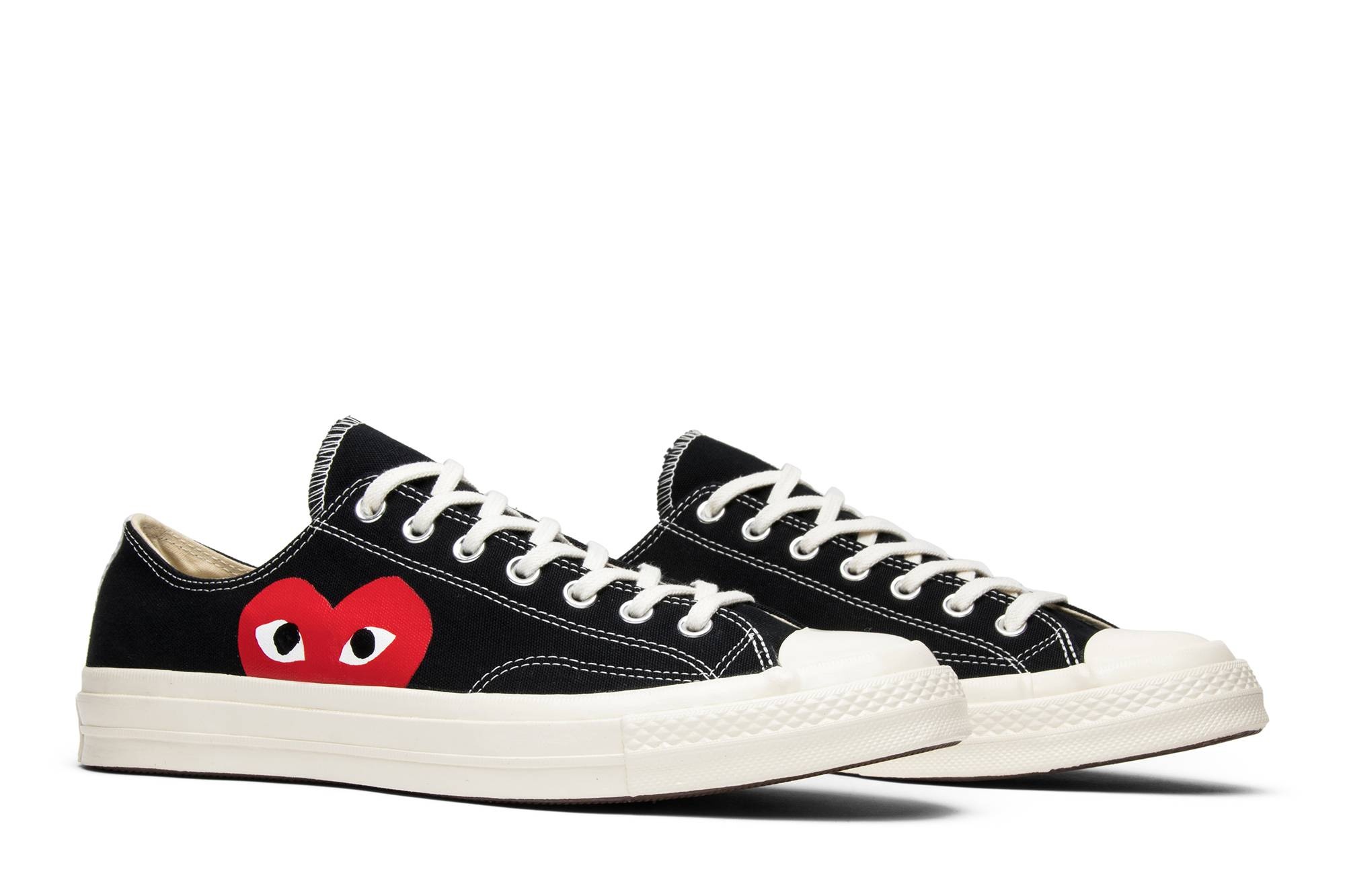 Comme des Garçons Play x Chuck 70 Low 'Black White' - 8