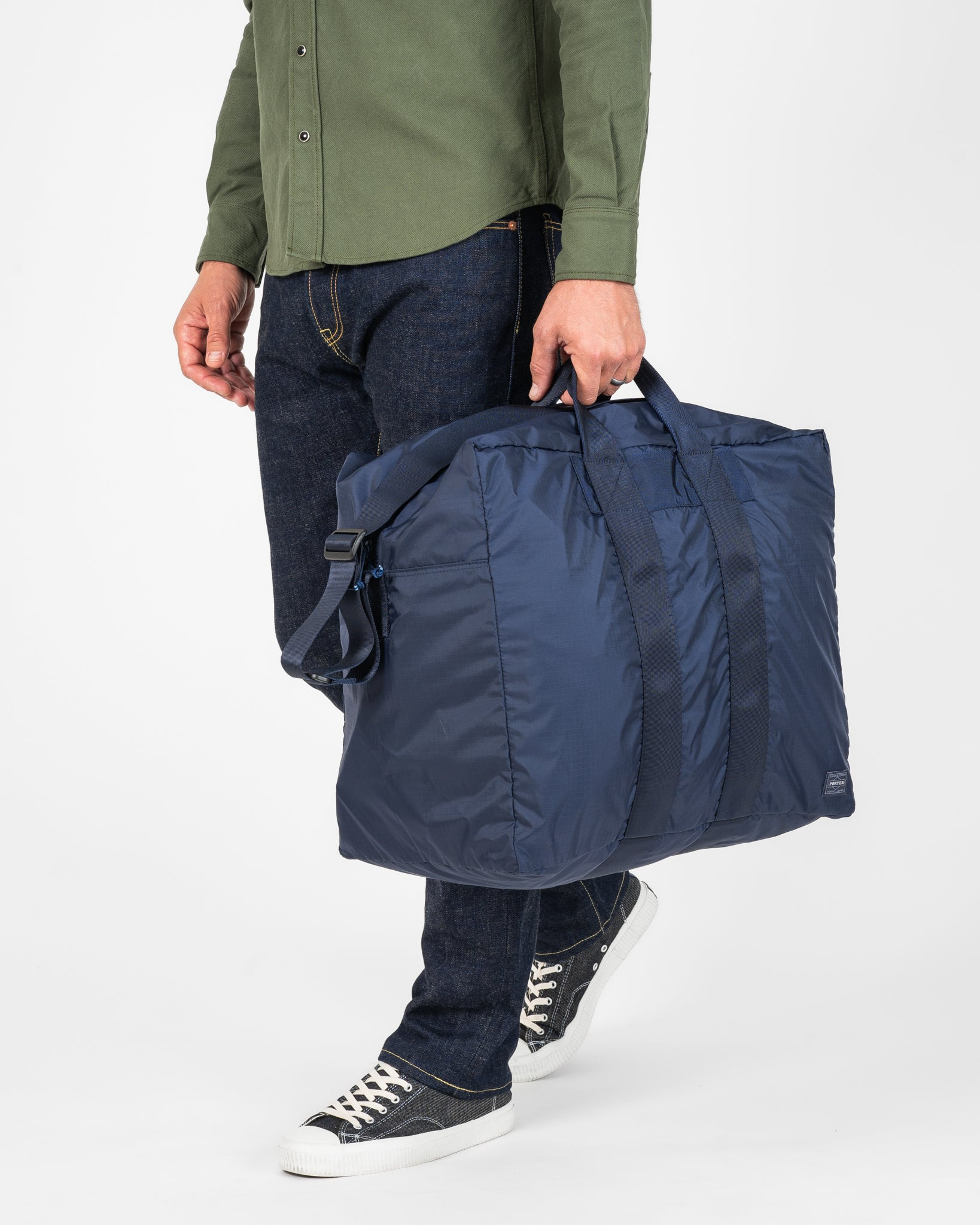 PORTER - YOSHIDA & CO. - FLEX DUFFLE BAG - NAVY - 3