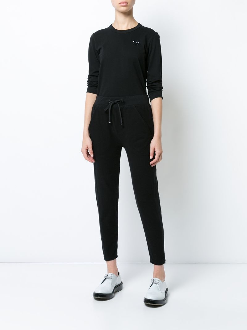 Comme des Garçons PLAY heart embellished top outlook