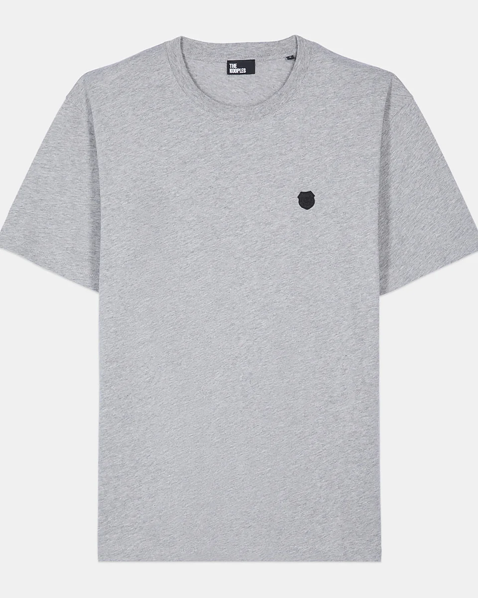 GREY BLAZON T-SHIRT - 1