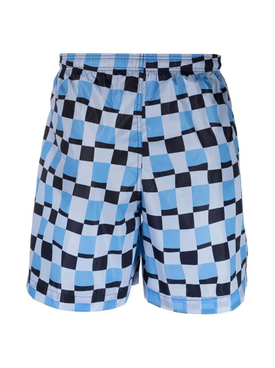 Marni geometric-print swim shorts outlook