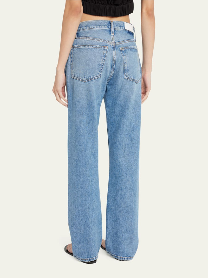 High-Rise Loose Rigid Straight-Leg Jeans 3