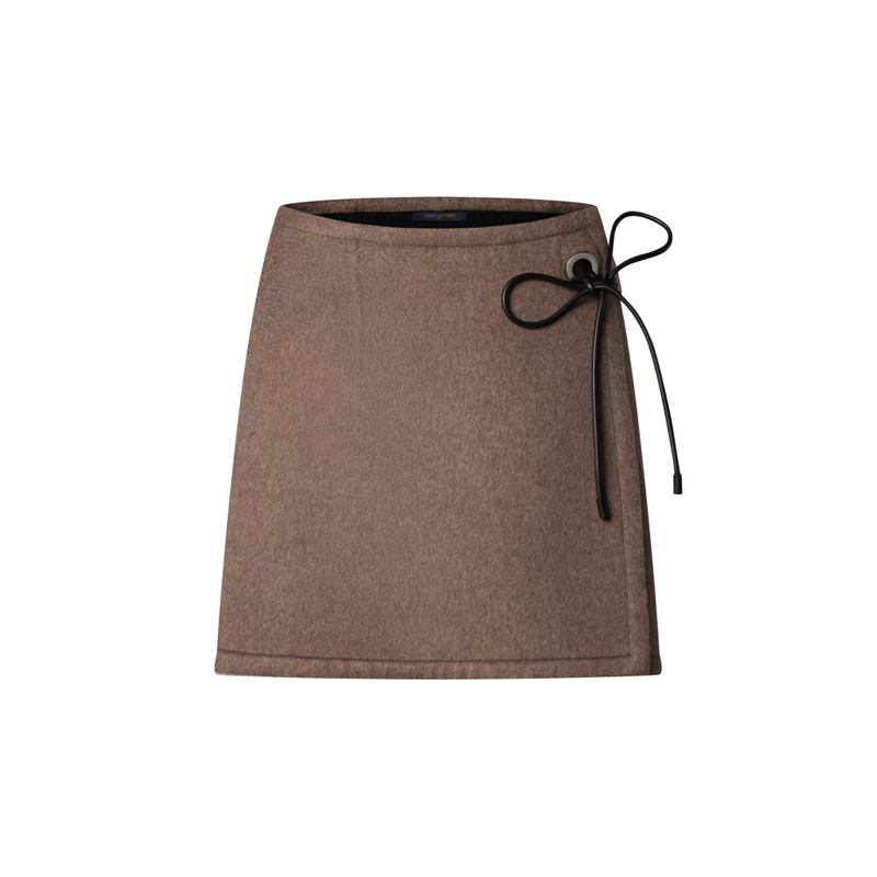Lace Tie Mini Wrap Skirt 1