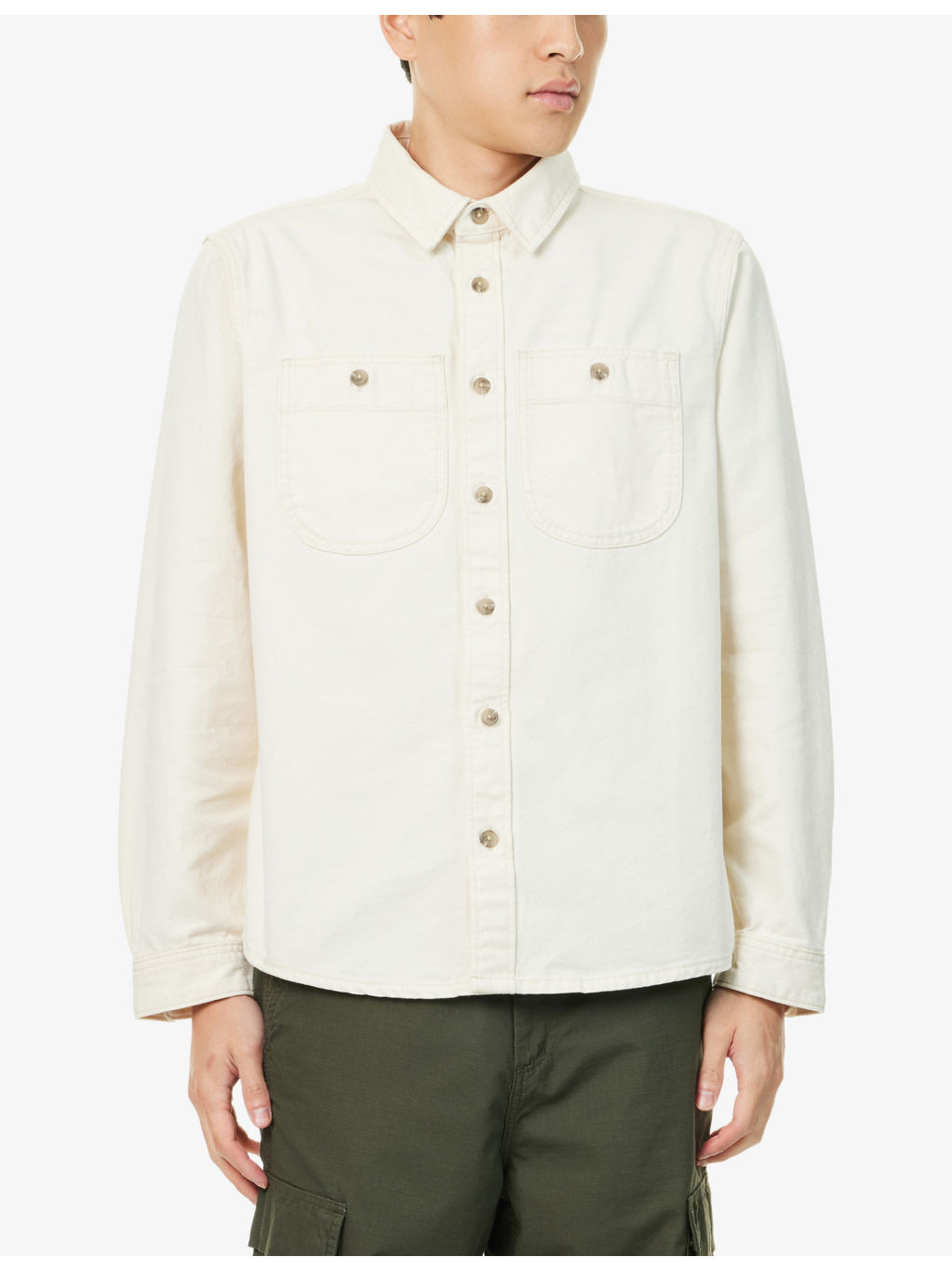 Point Reyes Patch-Pockets Cotton Shirt - 3