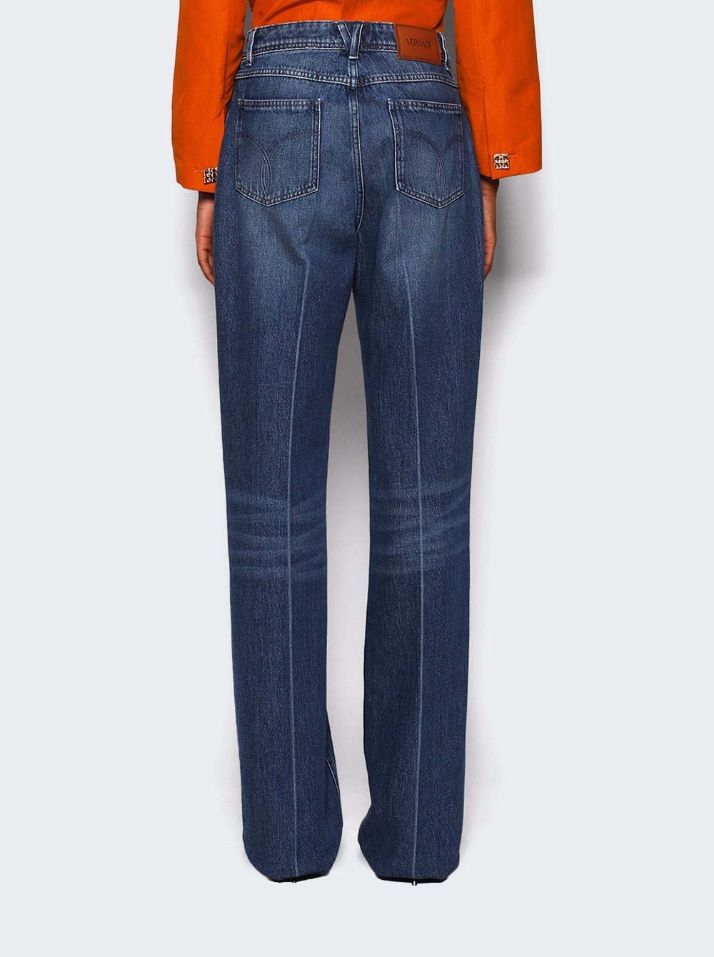 Pant Denim Stone Wash Denim Fabric With Special Compund Medium Blue - 5