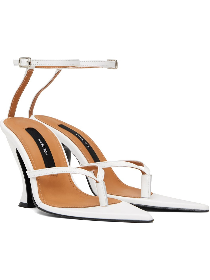 White Pointy Heels 4