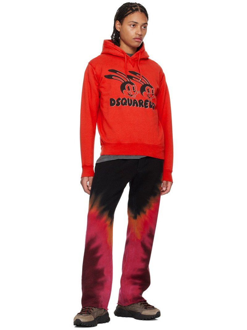 DSQUARED2 Red Lunar N.Y. Hoodie outlook