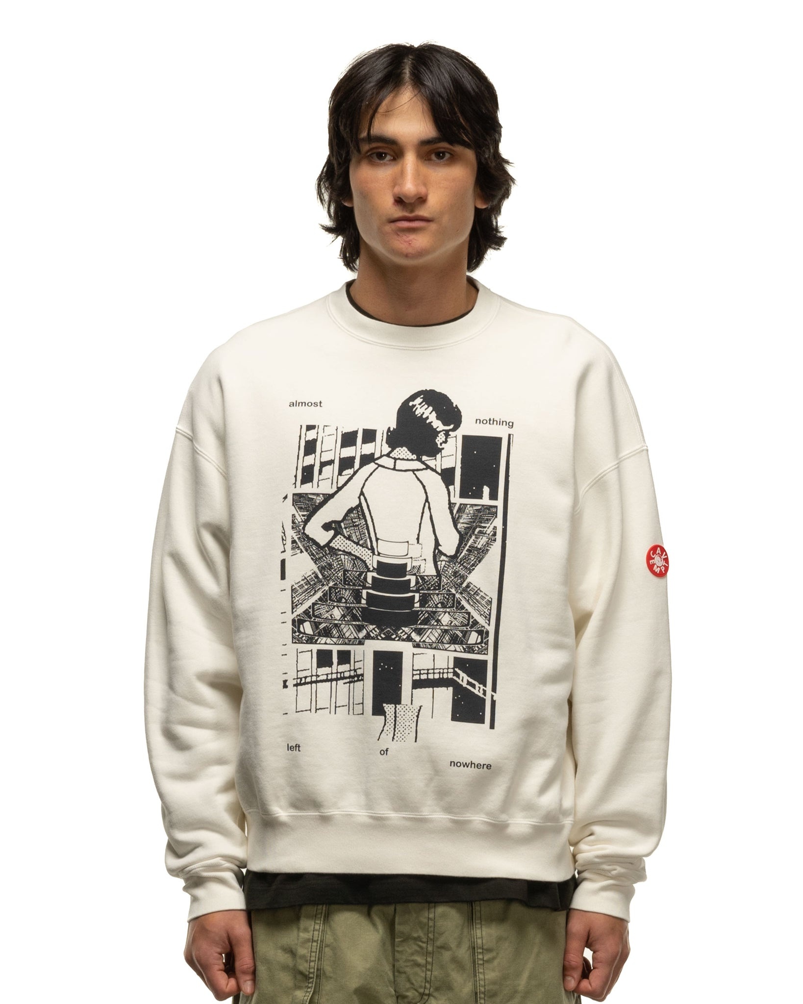 Cav Empt Washed Md Nothing Crew Neck | REVERSIBLE