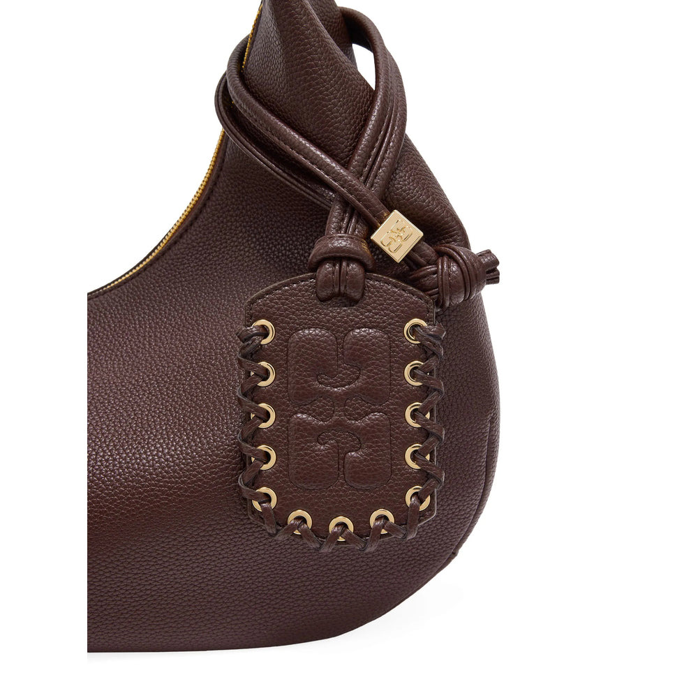 Ganni Brown Tote Bags Women - 3