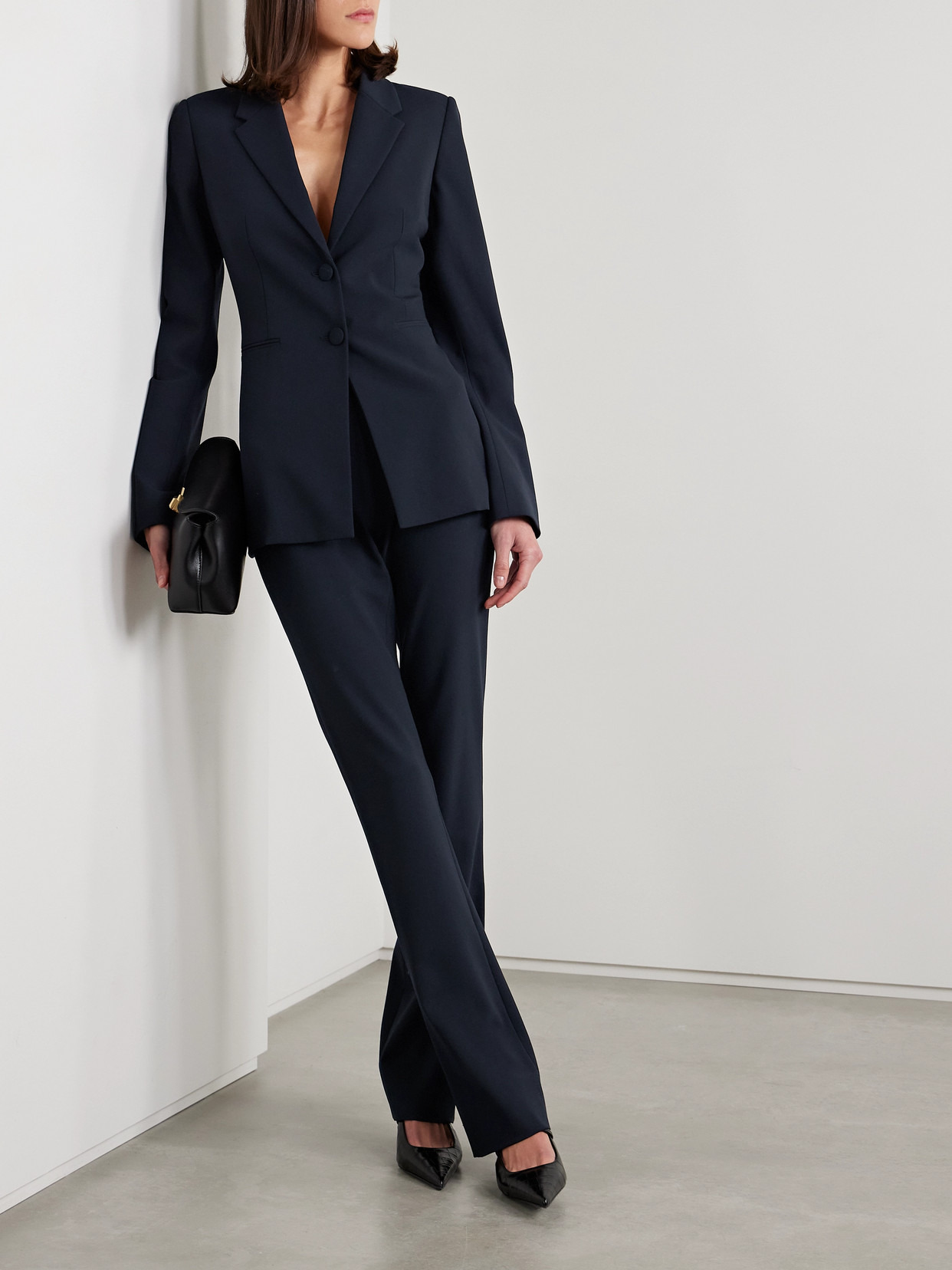 Bennet Wool-blend Crepe Blazer - 2