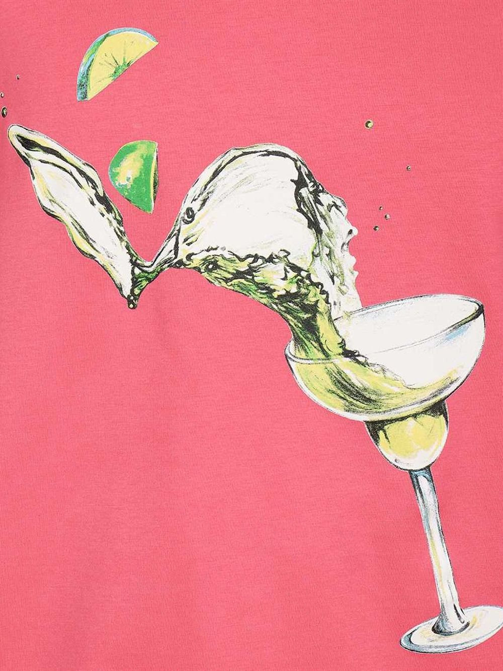 cocktail-print cotton T-shirt - 3