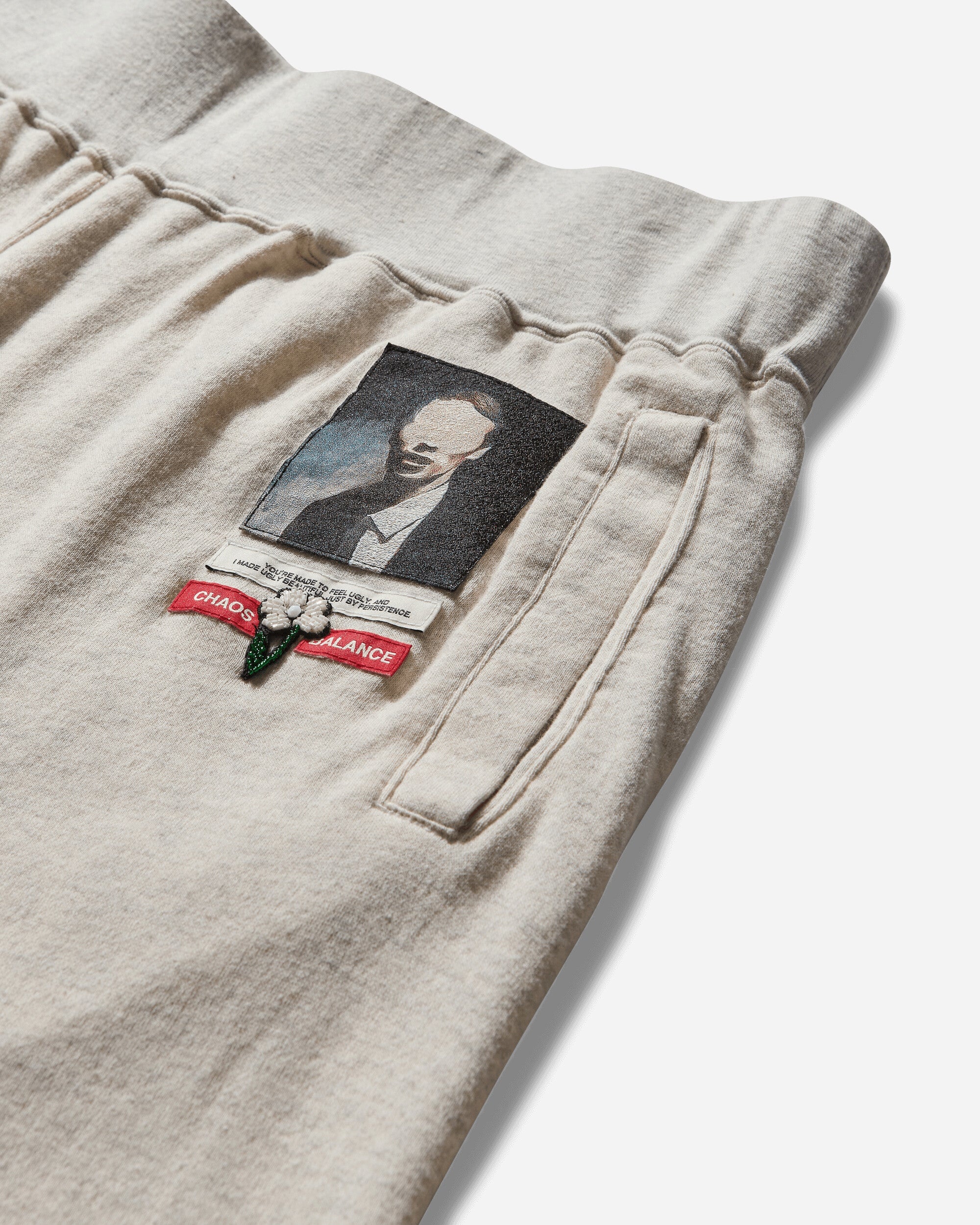 Men's Cut-Off Shorts Oatmeal - 3