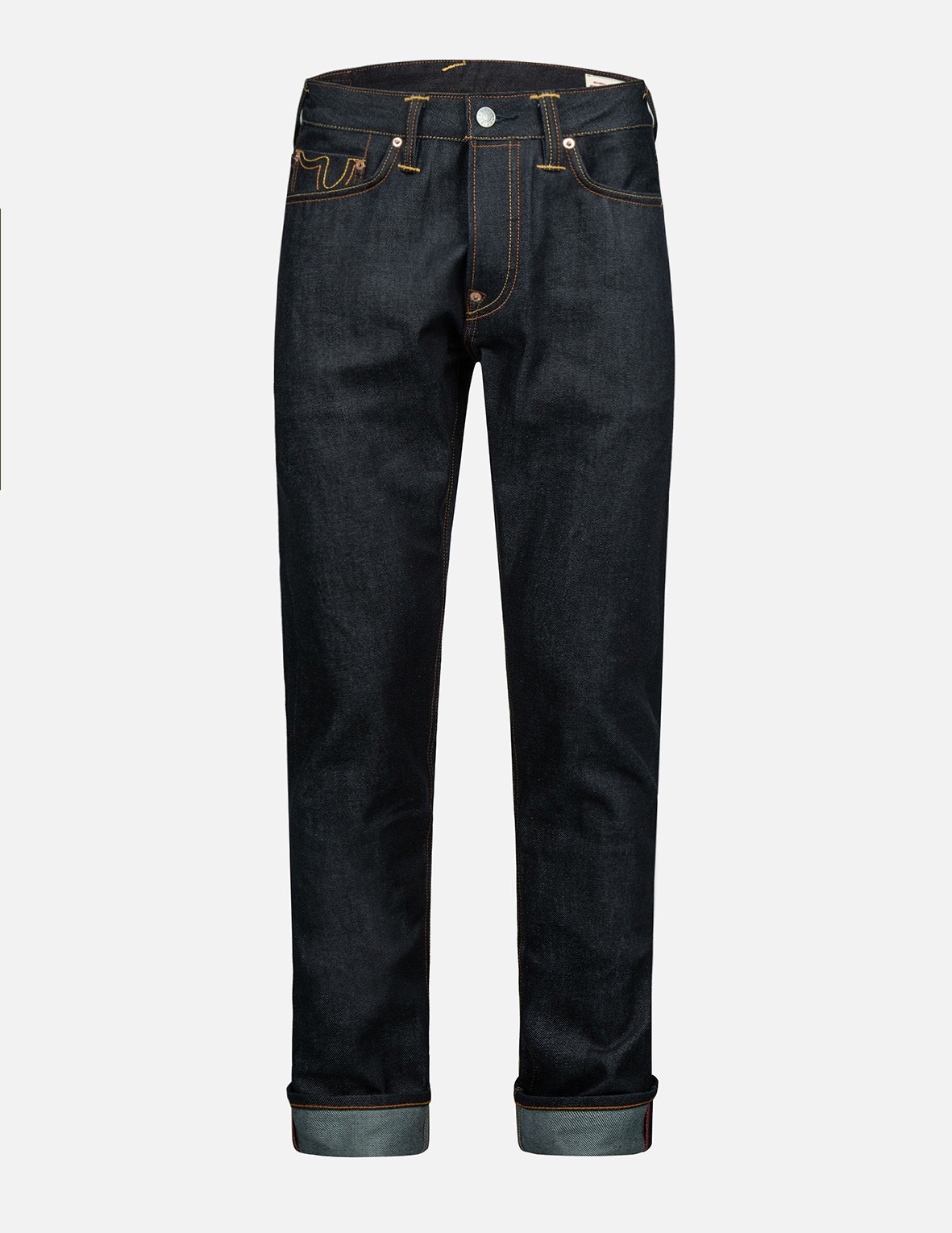 RAZER X EVISU DAICOCK PRINT WITH EMBROIDERY CARROT-FIT JEANS #2017 - 1