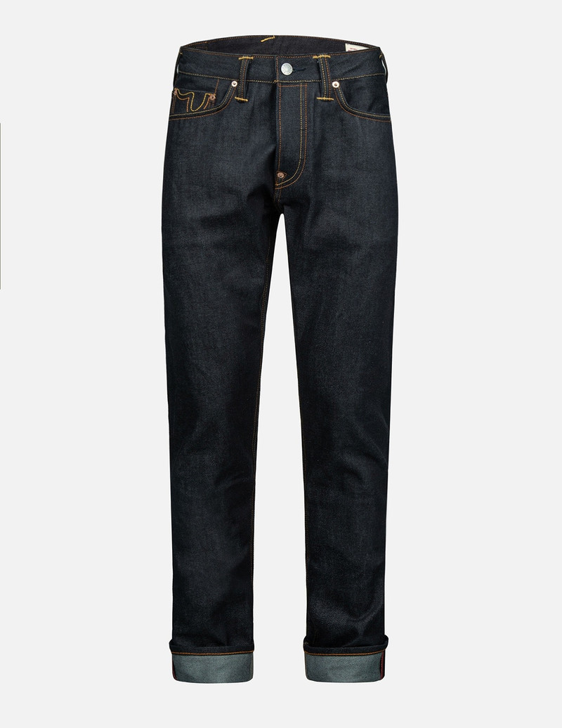 RAZER X EVISU DAICOCK PRINT WITH EMBROIDERY CARROT-FIT JEANS #2017 1