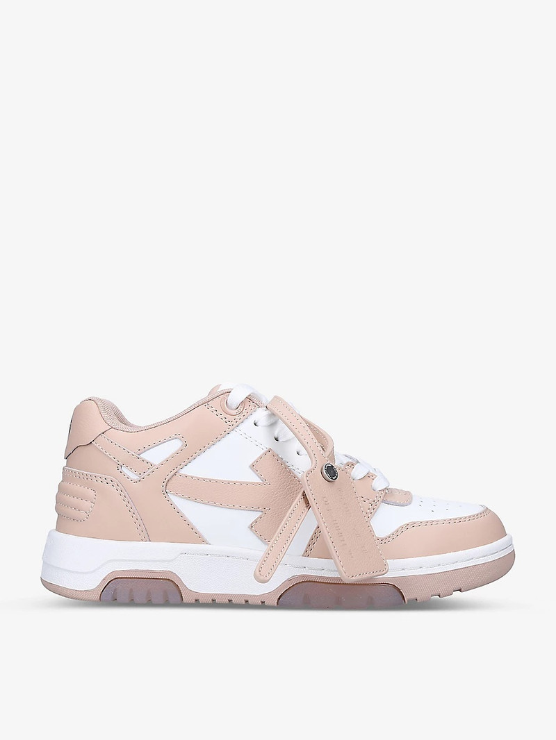 OOO low-top leather trainers - 1