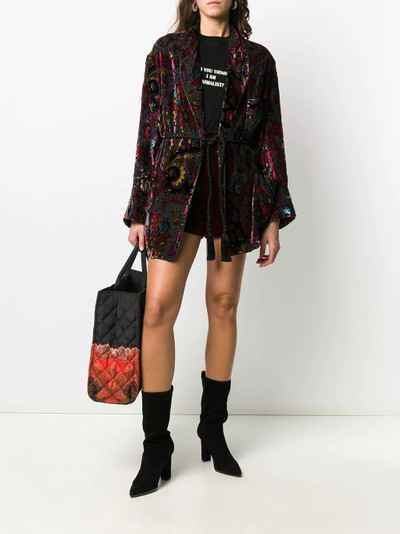 Etro velvet effect blazer outlook