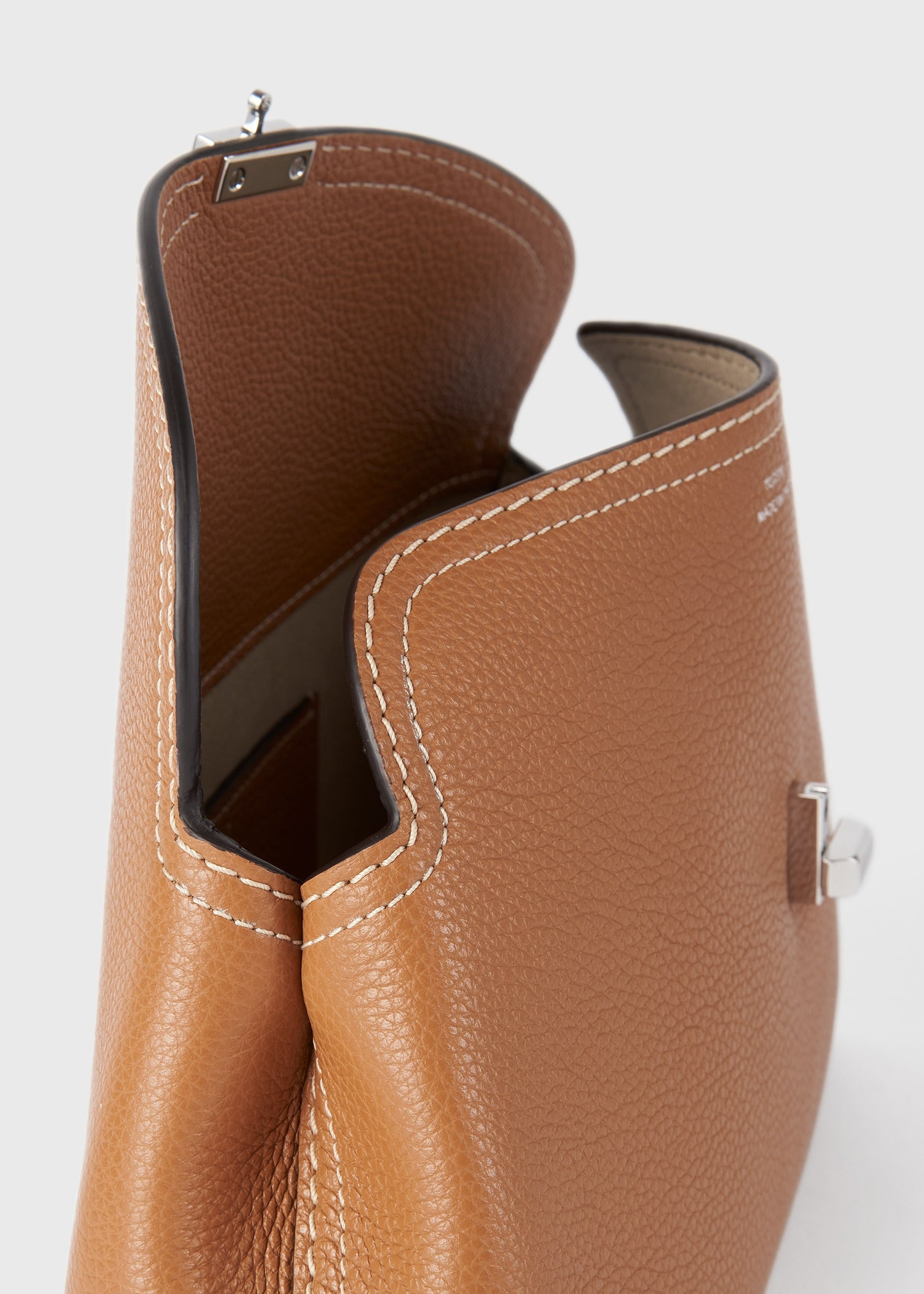 T-Lock clutch tan grain - 7