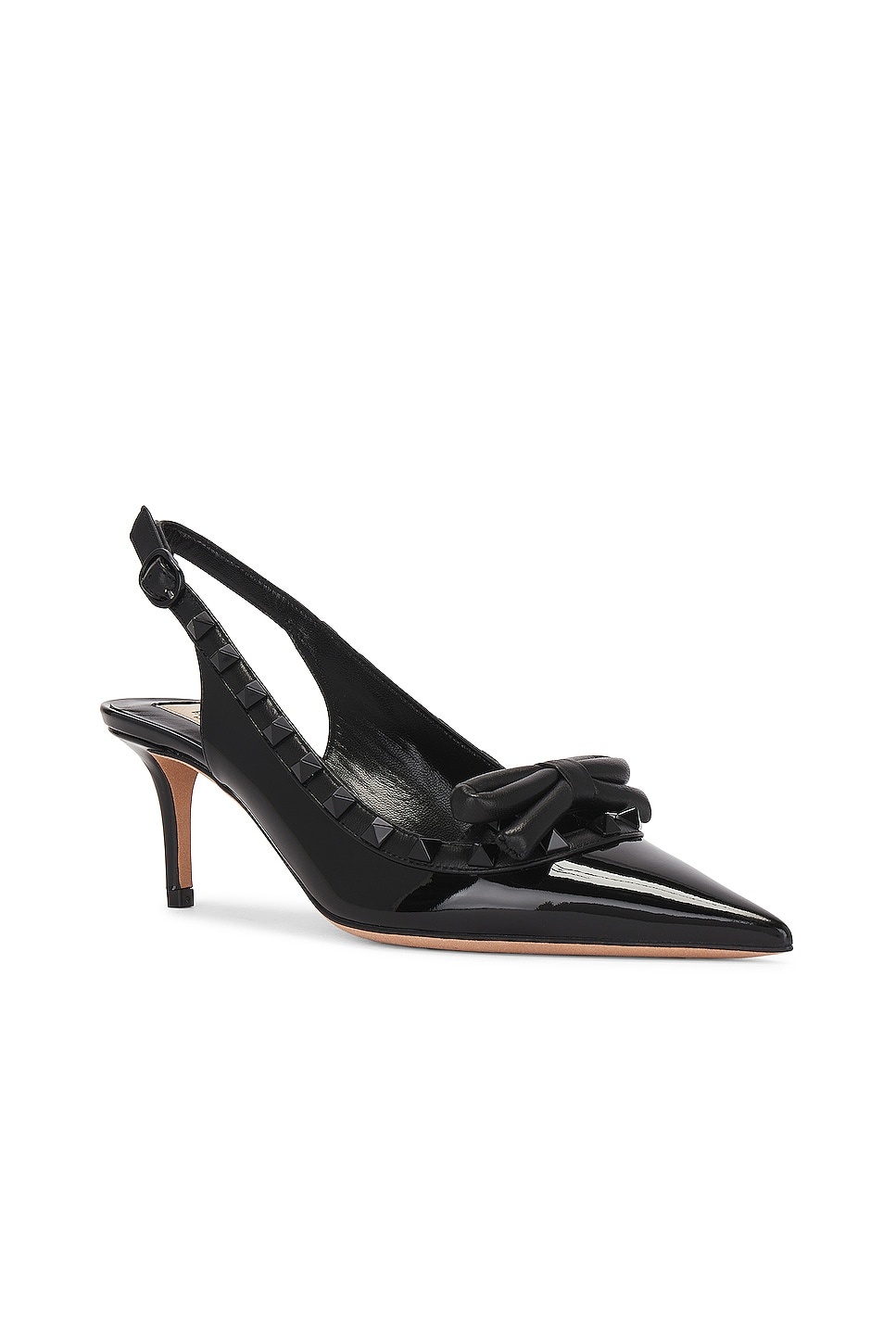 Rockstud Bow Sling Back Pump - 2