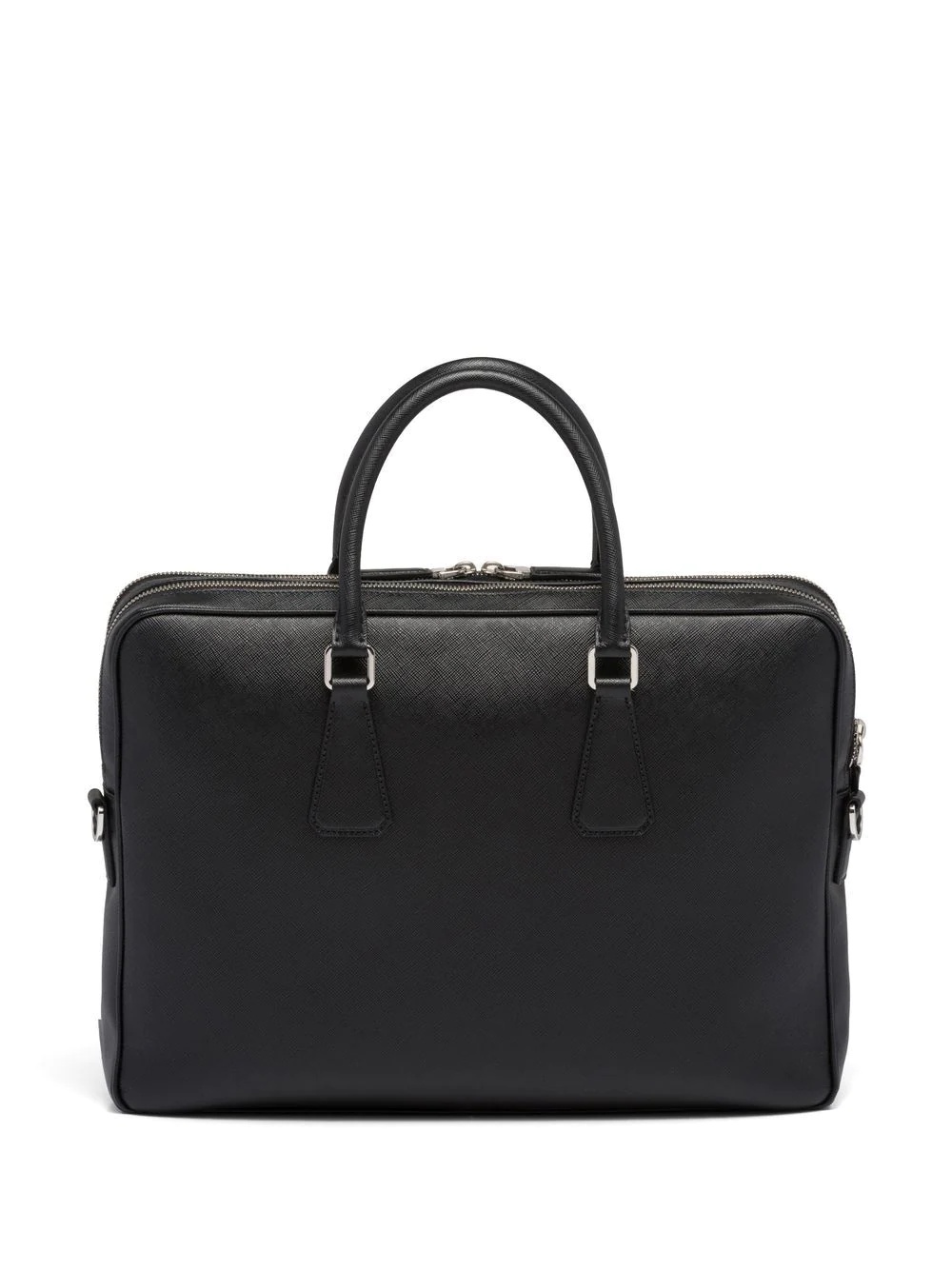 Saffiano leather briefcase - 3