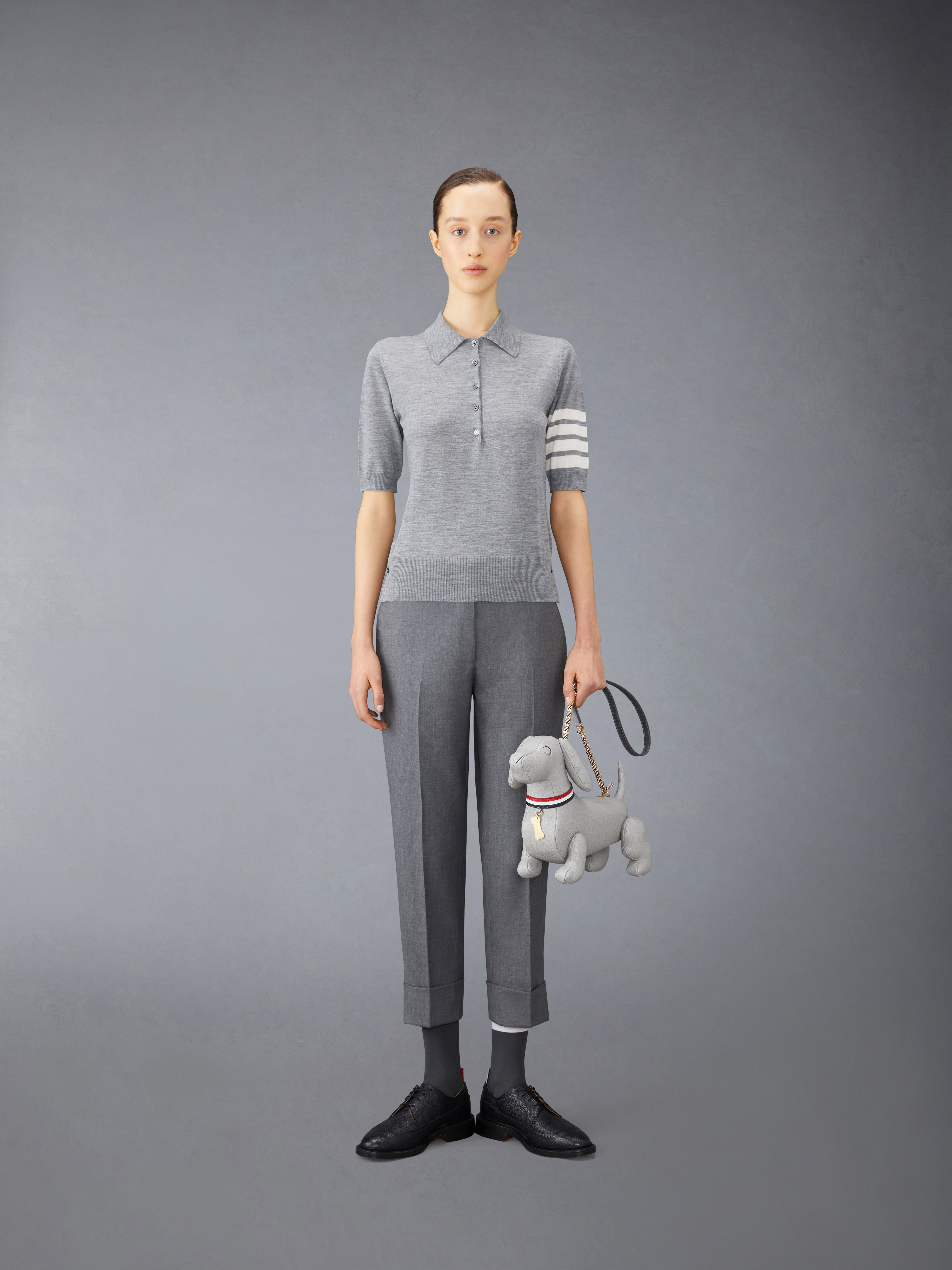 Wool 4-Bar Relaxed Polo - 3