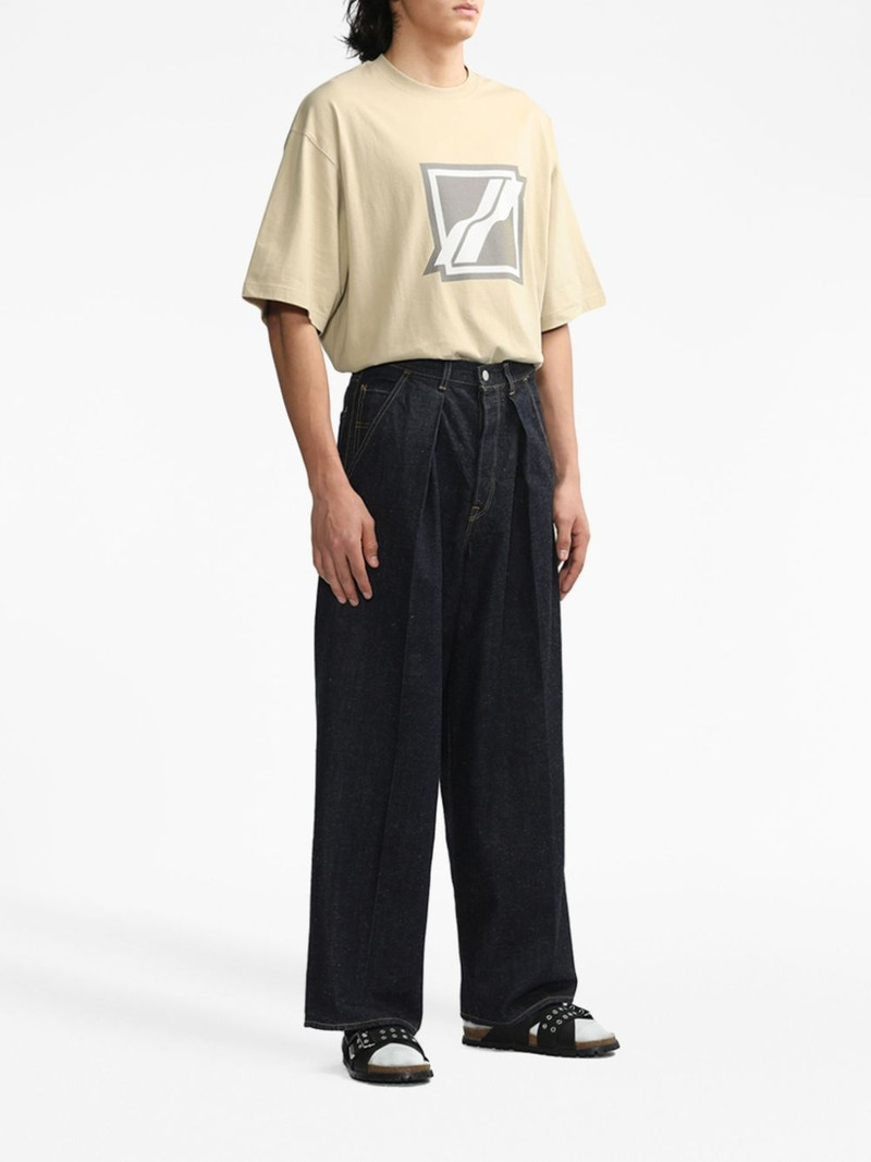 We11done logo-print cotton T-shirt outlook