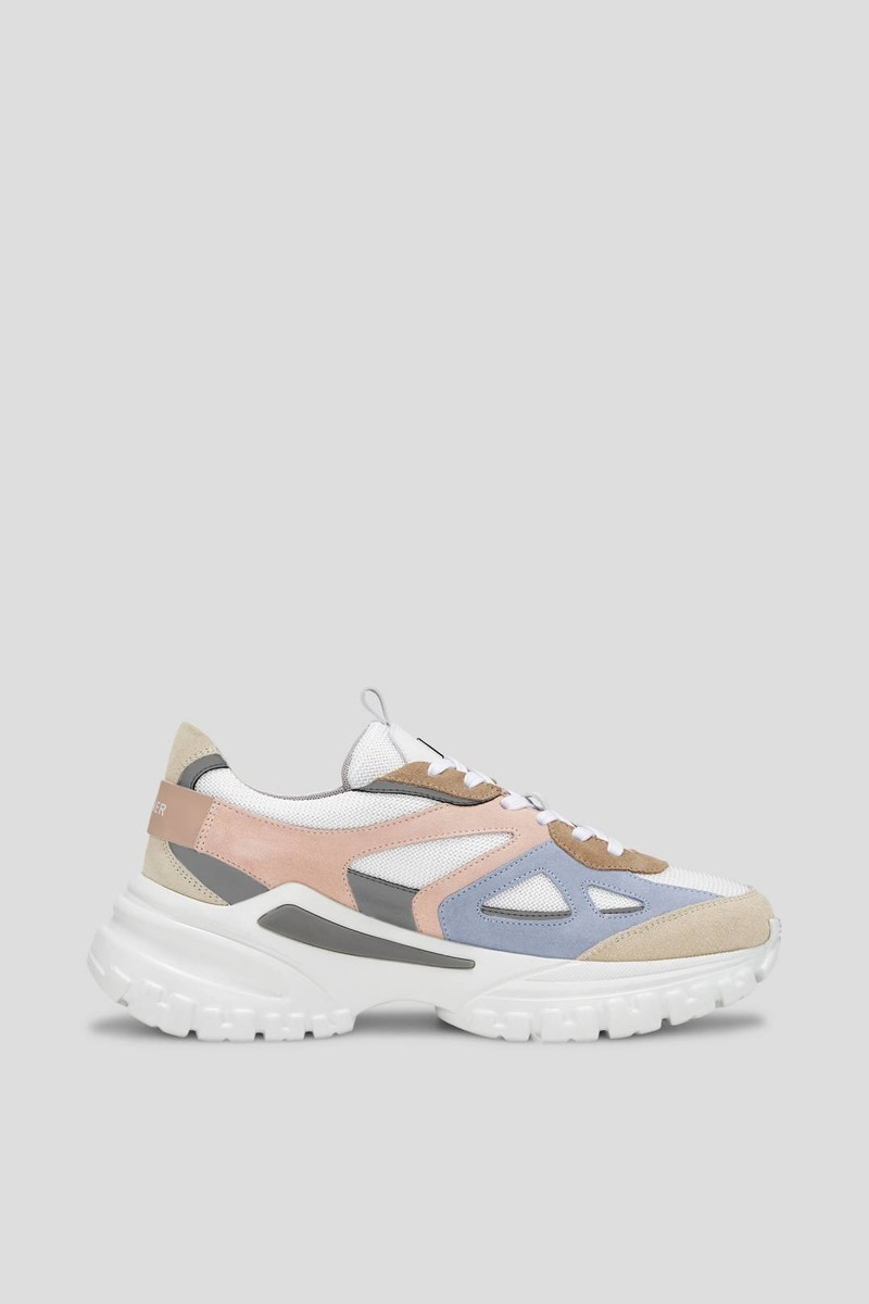 BOGNER TOKYO PLATFORM TRAINERS IN WHITE/PINK outlook
