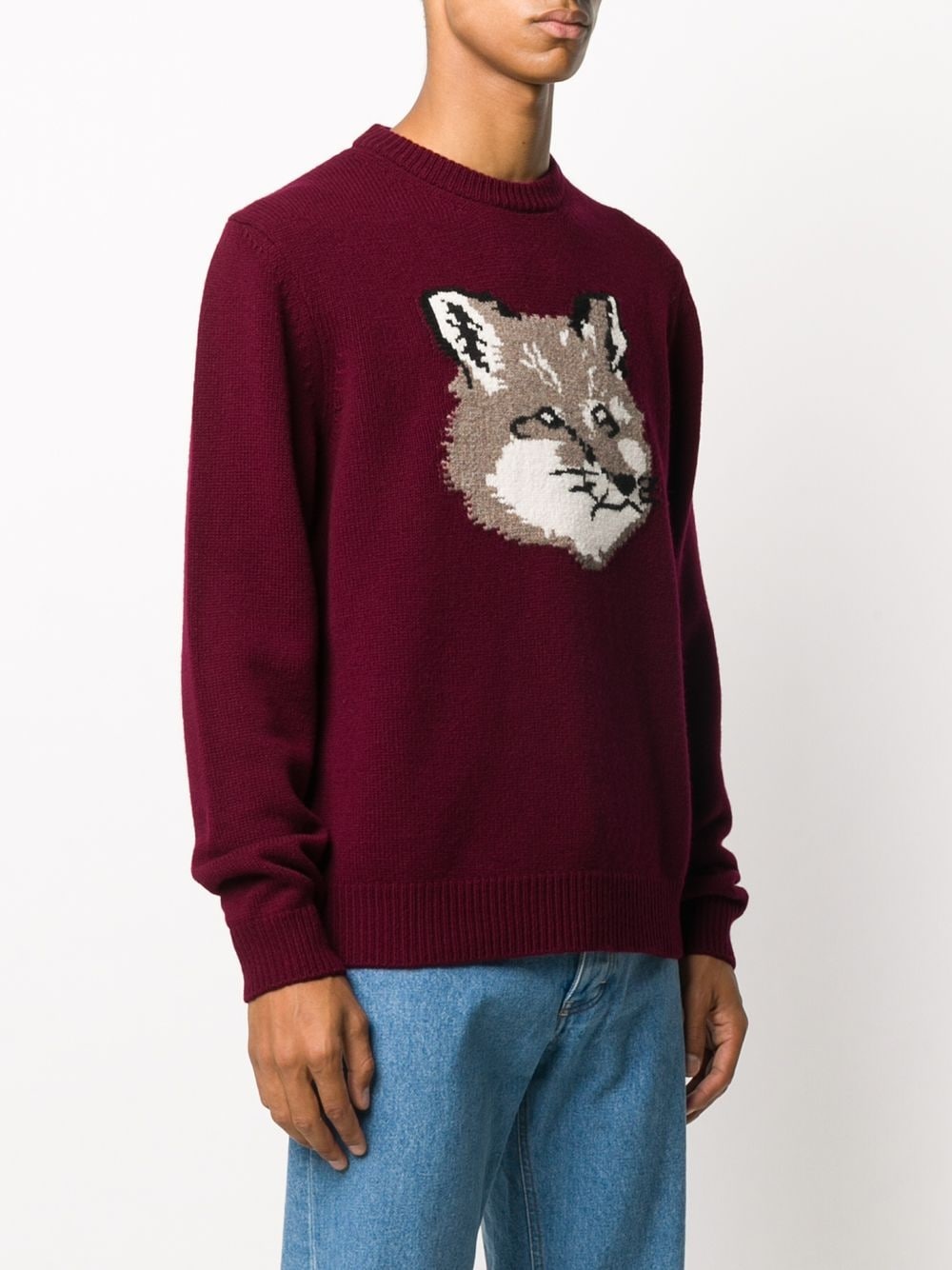 Fox logo embroidered jumper - 3