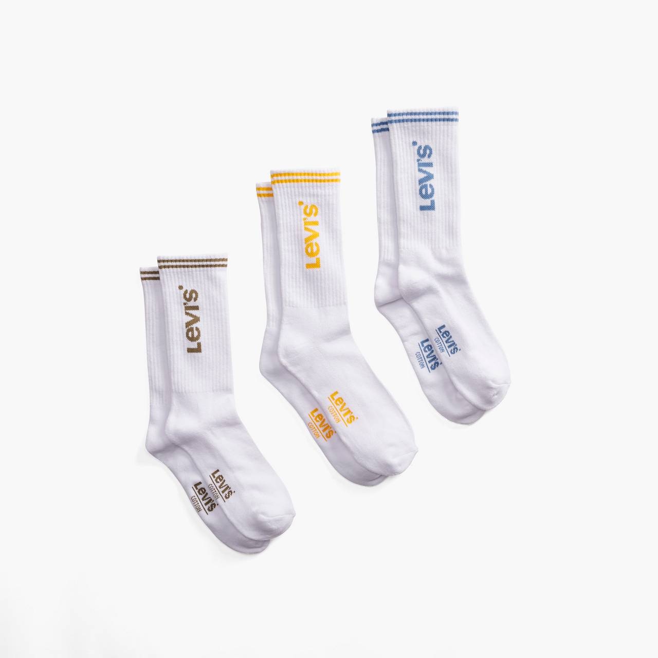 SPORTY LOGO REGULAR CUT SOCKS (3-PACK) - 1