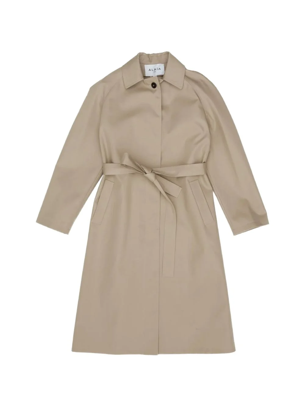 belted raincoat - 1